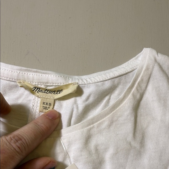 Madewell Essential Slim Tee in Lightweight Cotton Size XXS - Picture 11 of 12
